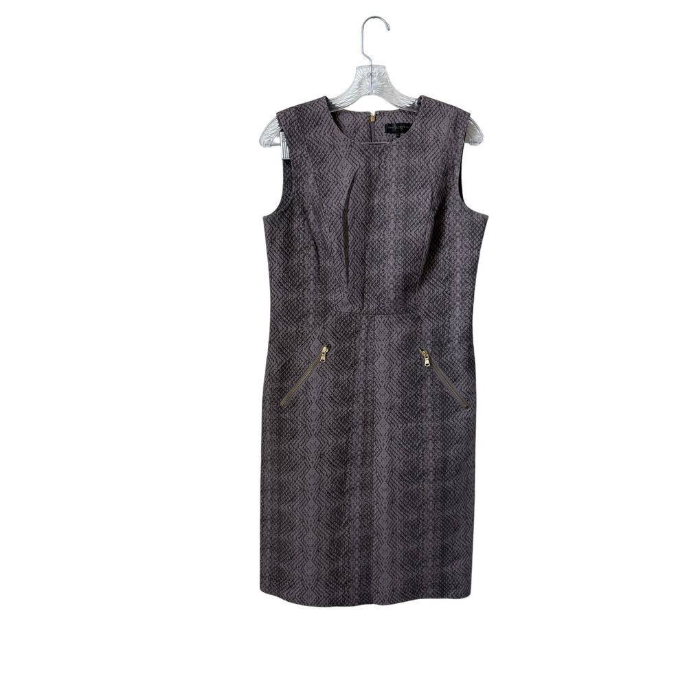 Donna Karan Snake Print Sheath Office Dress Size 8